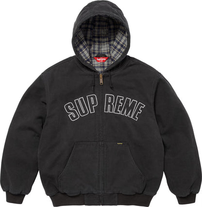 Plaid-Lined Work Jacket